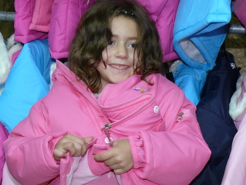 It's all smiles when the children feel warm!